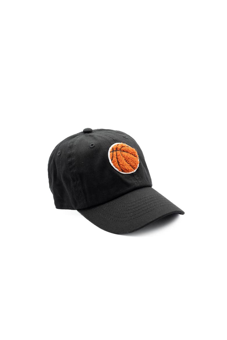 Terry Basketball Hat - Kids, Alternate, color, Black