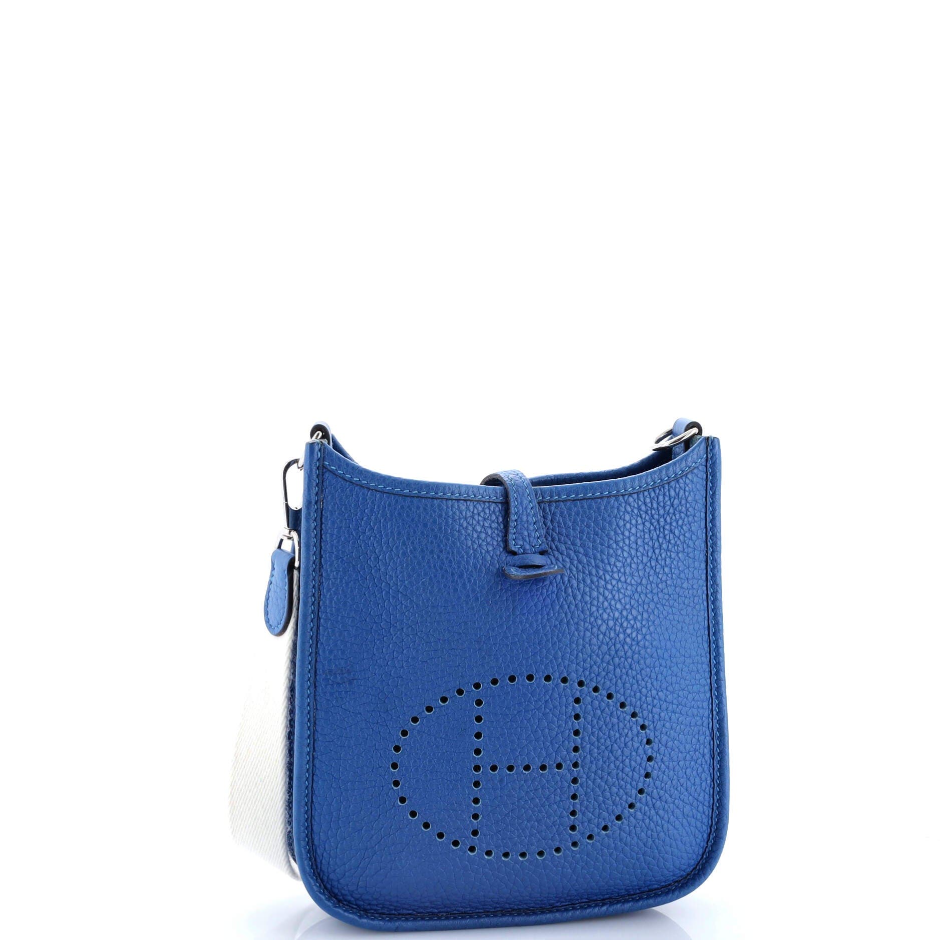 Pre-Owned Hermes Evelyne Bag Gen III Clemence TPM, Alternate, color, Mykonos