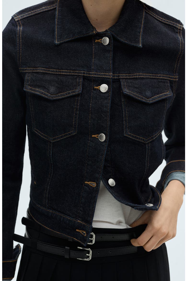 Denim Jacket with Pockets, Alternate, color, BLUE