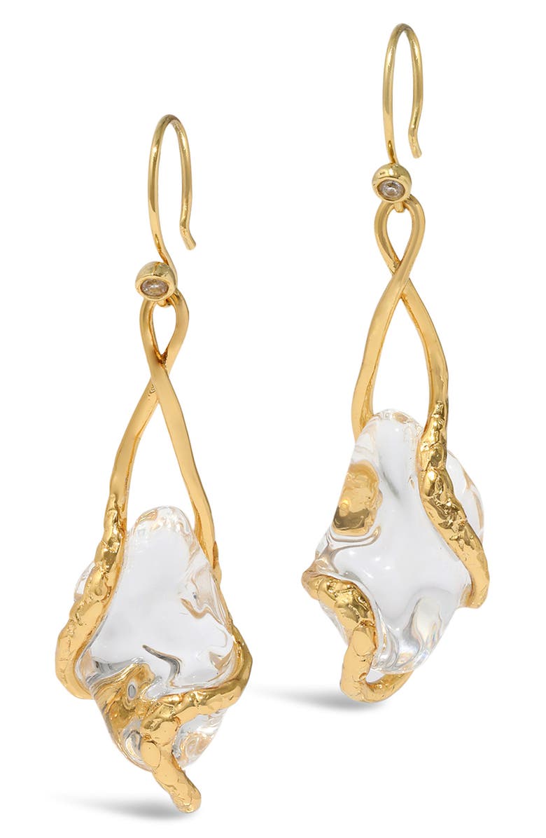 Alexis Bittar Liquid Vine Lucite<sup>®</sup> Raindrop Earrings, Main, color, 