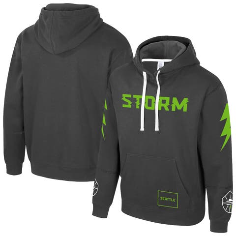 Unisex Stadium Essentials  Black Seattle Storm City Star Rebel Edition Pullover Hoodie