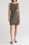 Tommy Hilfiger Florentine Scoop Neck Sleeveless Paisley Print Shift Dress