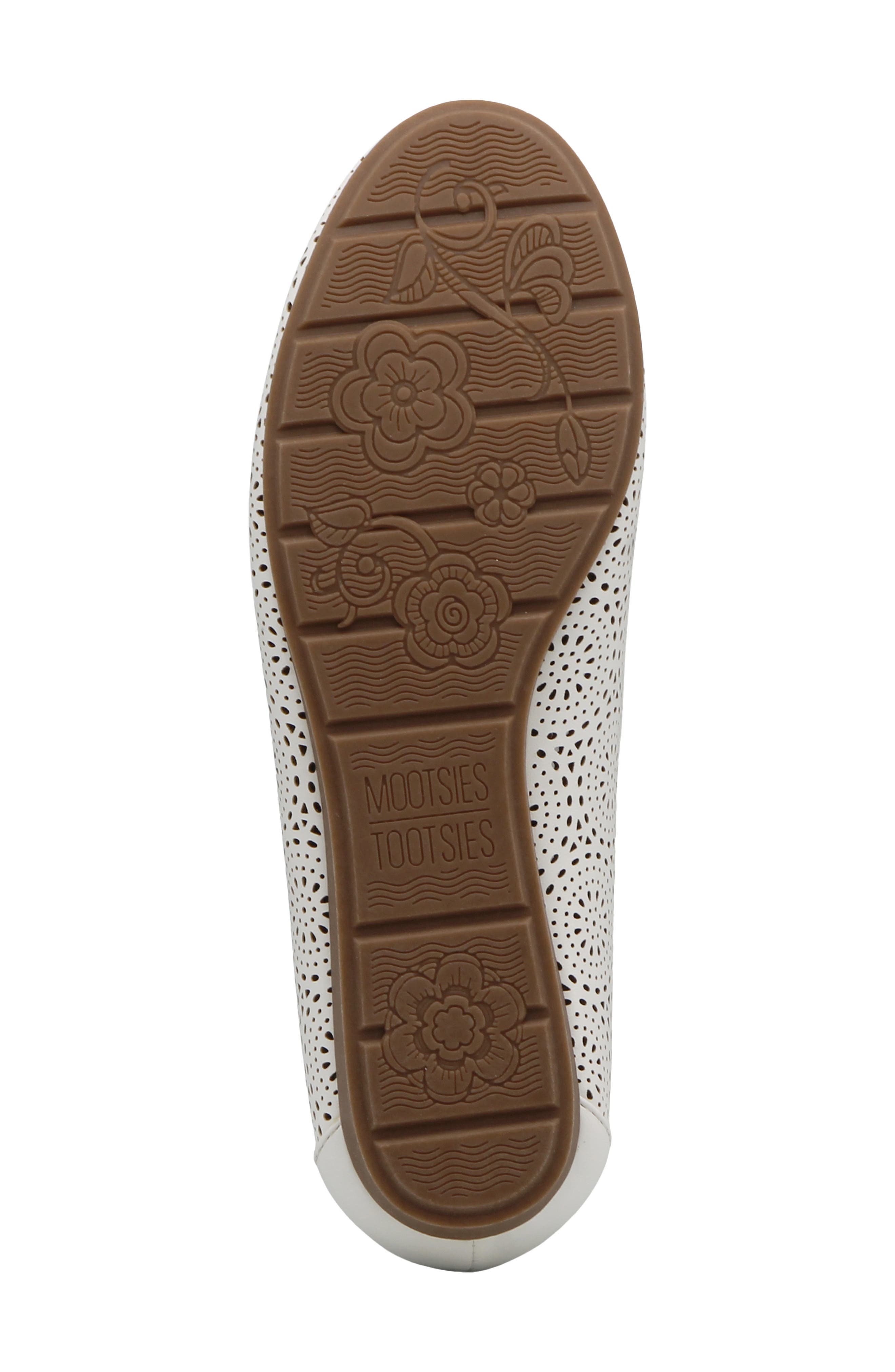 Cluke Faux Leather Flat, Alternate, color, WHITE