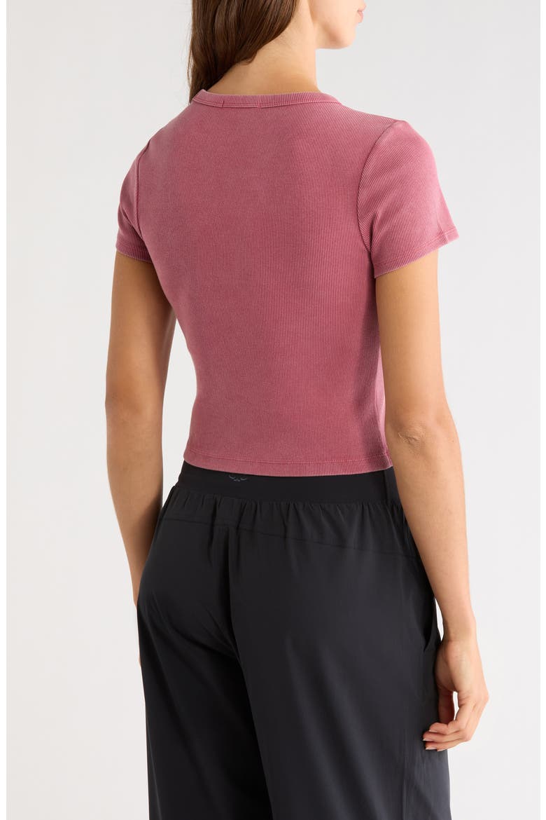 On Repeat Rib Baby T-Shirt, Alternate, color, WASHED MUTED MAUVE