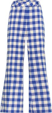 Maison Common Vichy Trousers Ankle Lenght