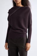 Reiss Leena Ribbed Dolman Sleeve Sweater