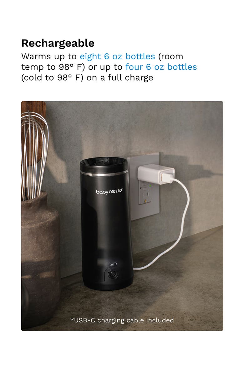 Travel & Portable Bottle Warmer, Alternate, color, BLACK