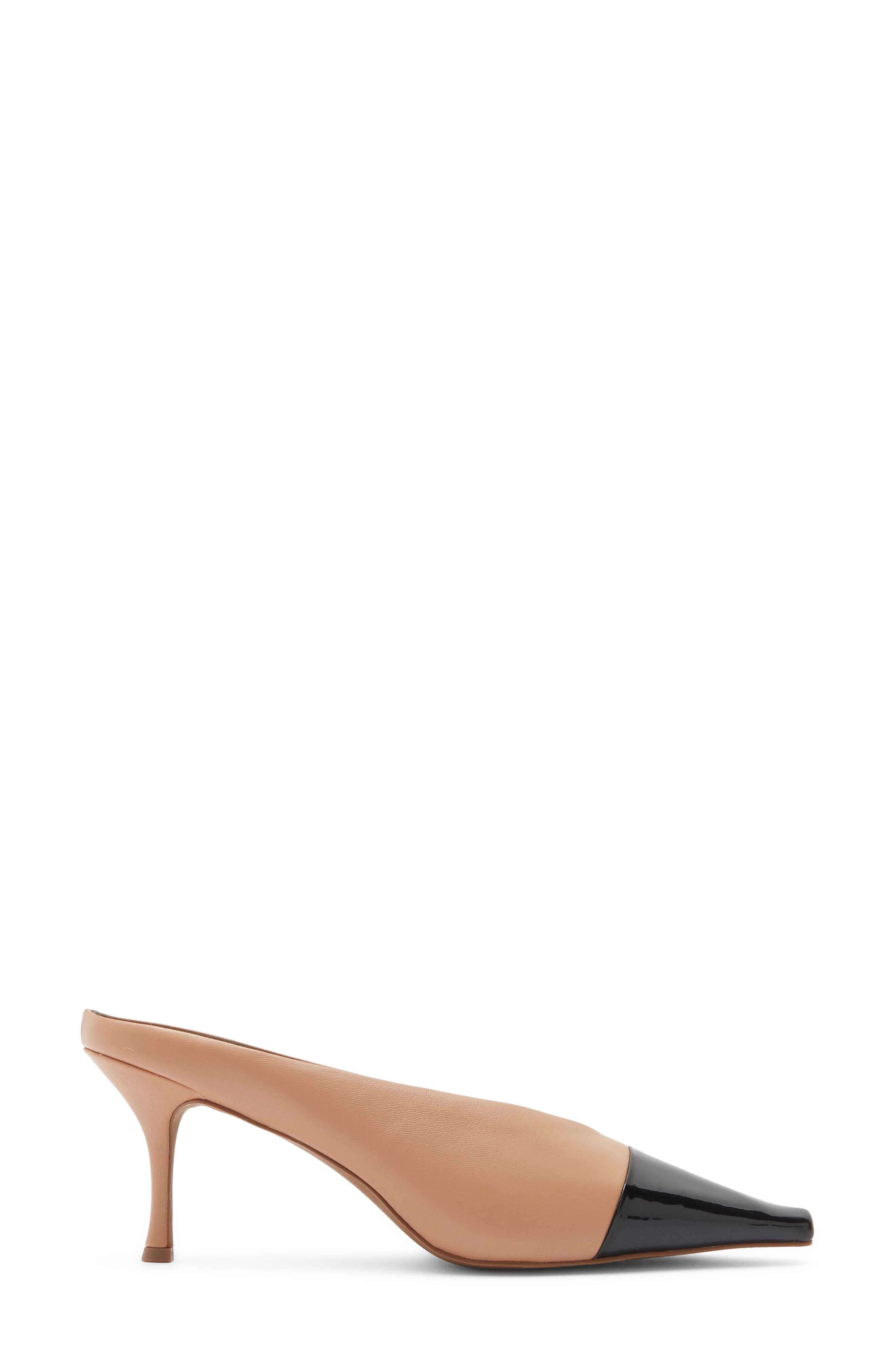 Investor Mule, Alternate, color, DARK APRICOT BLACK