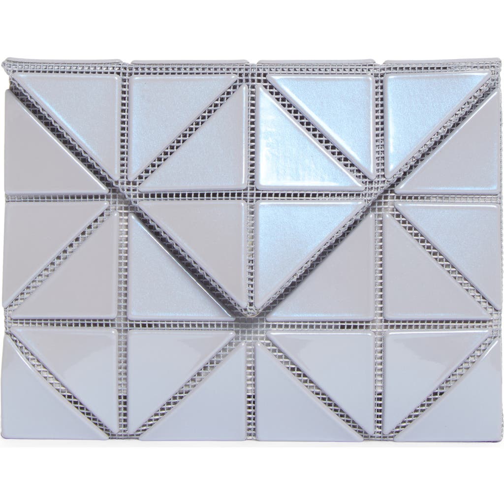 Bao Bao Issey Miyake Bifold Card Case In Blue Gray