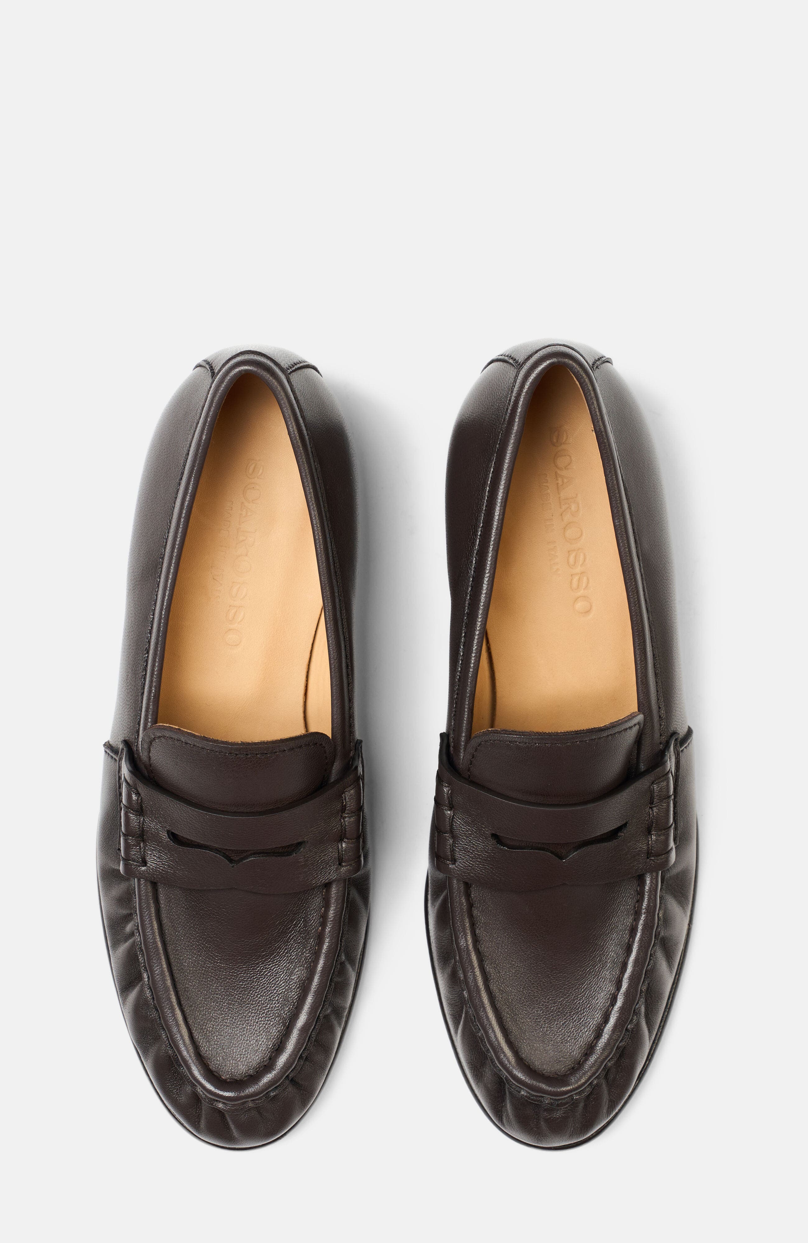 Mar Loafers, Alternate, color, Dark Brown - Calf