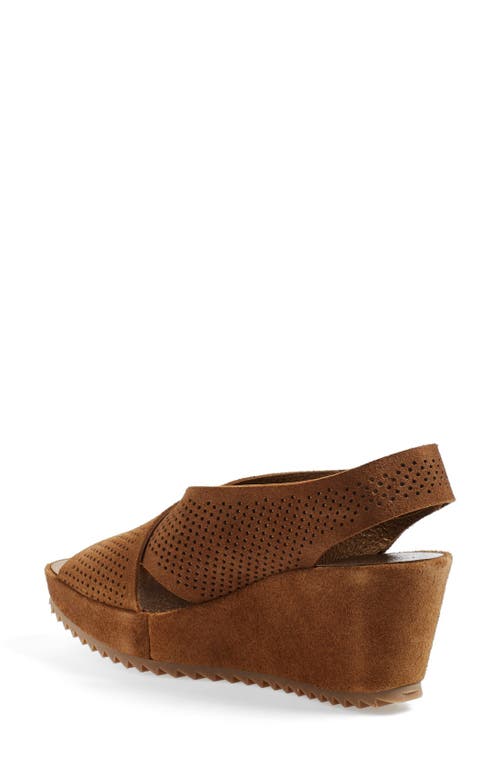Pedro Garcia 'frigg' Wedge Sandal In Brown
