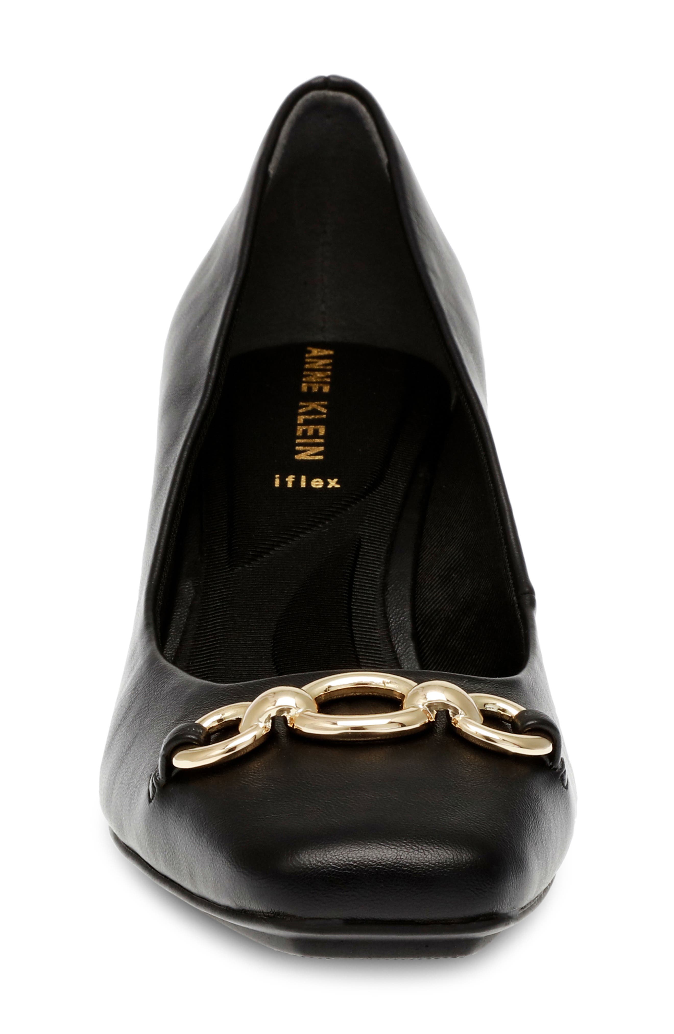 Anne Klein Luisa Chain Block Heel Pump, Alternate, color, 