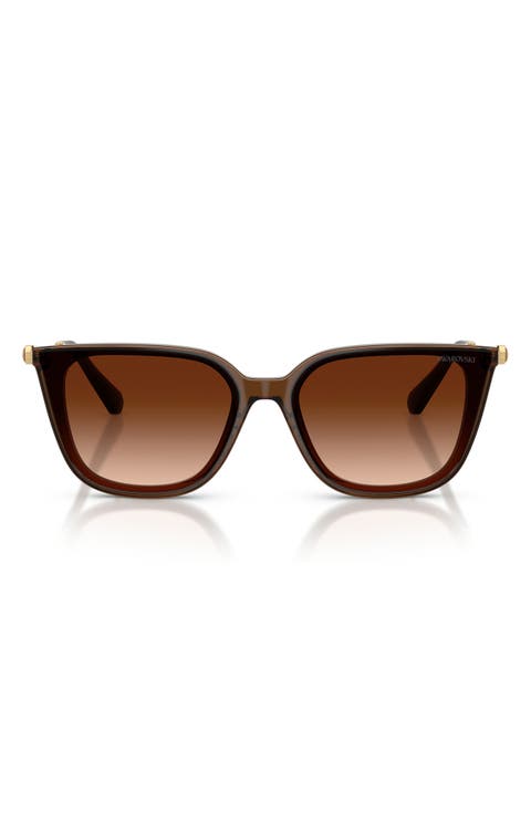63mm Oversize Square Sunglasses