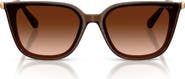 Swarovski 63mm Oversize Square Sunglasses