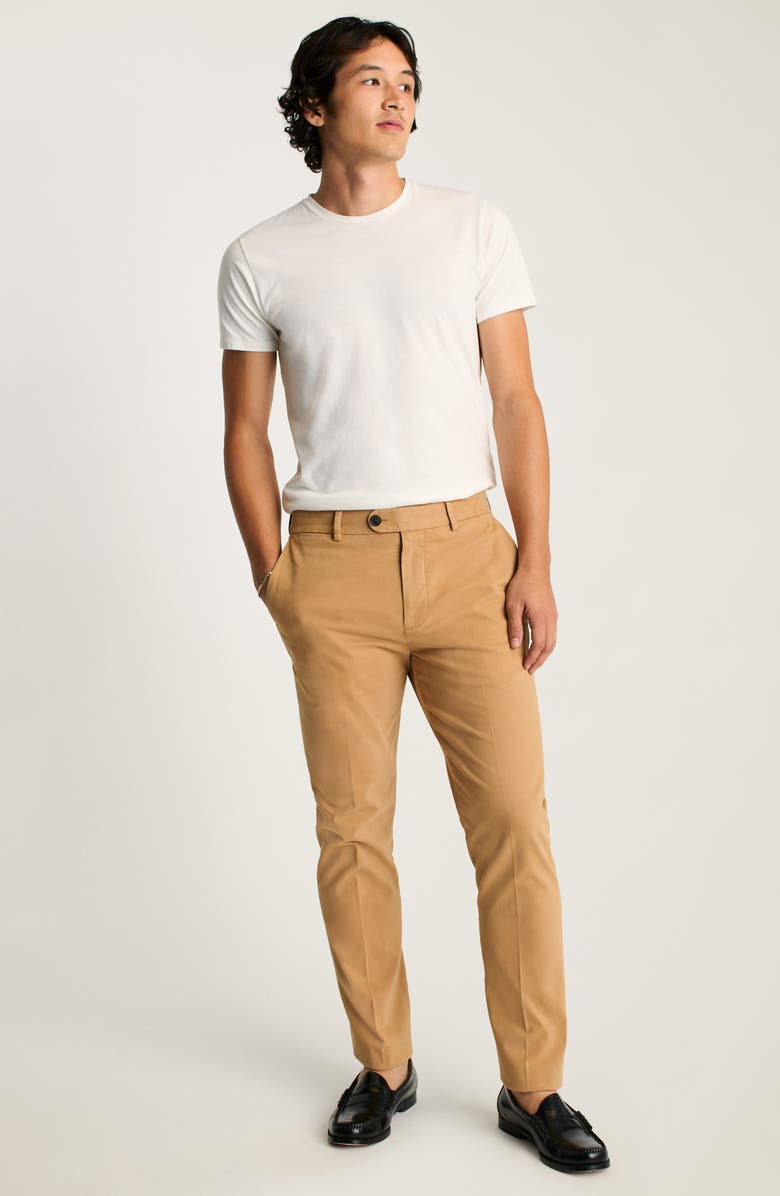Bonobos Primo Slim Fit Garment Dyed Chinos, Alternate, color, Tigers Eye Pantone