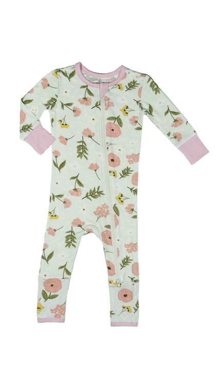 Convertible Romper Fitted Long Sleeve Pajama