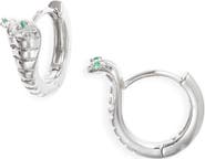 Child of Wild Odisha Cobra Huggie Hoop Earrings