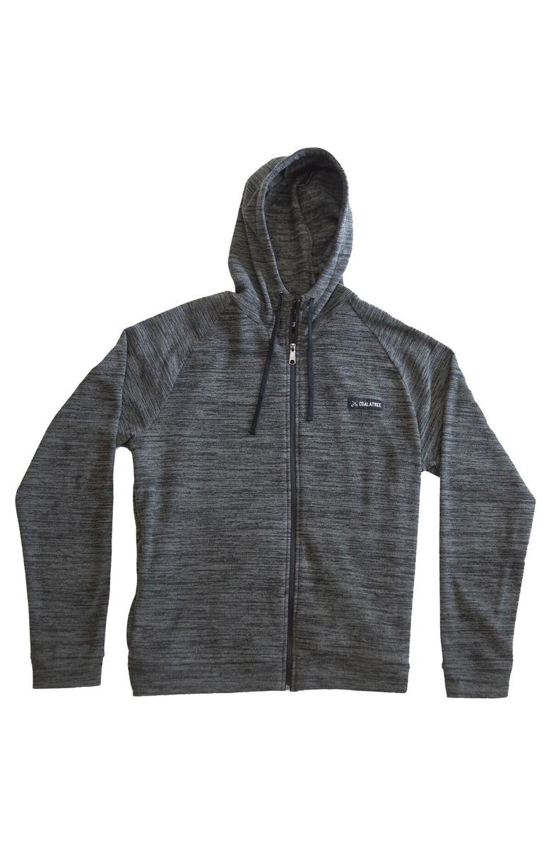 Coalatree Evolution Full-Zip Hoodie, Main, color, Black