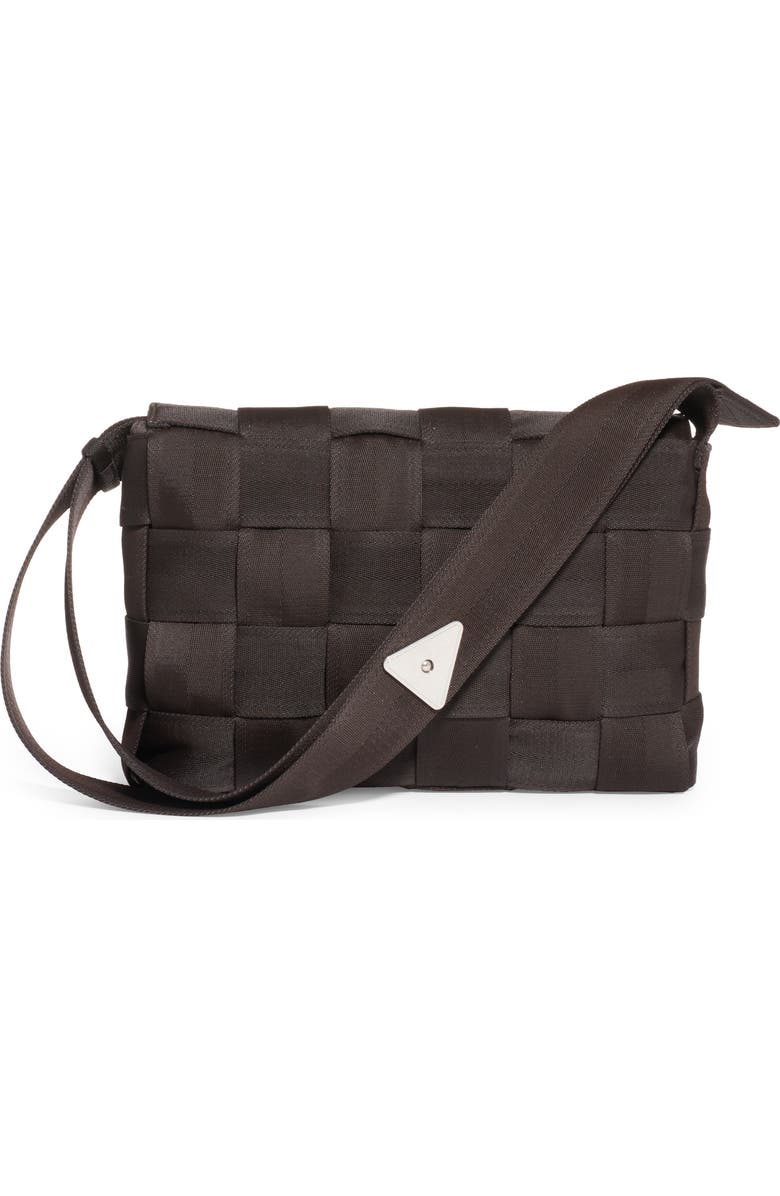 Bottega Veneta Large Cassette Intrecciato Webbed Shoulder Bag, Alternate, color, Black