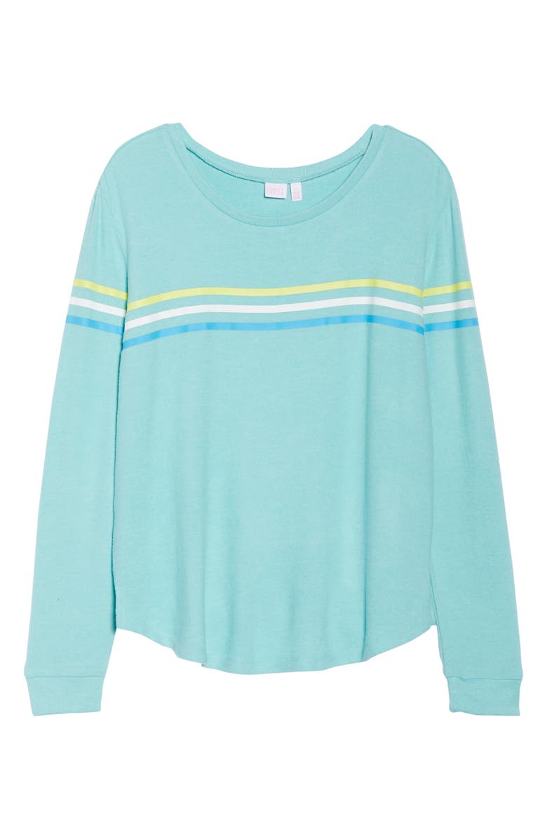 Make + Model Too Cool Crewneck, Alternate, color, Teal Sky