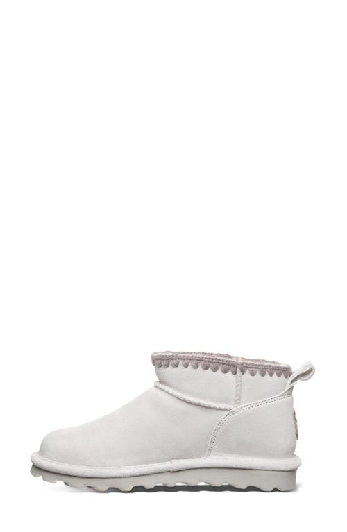 Bearpaw Super Shorty Crochet Boot In White