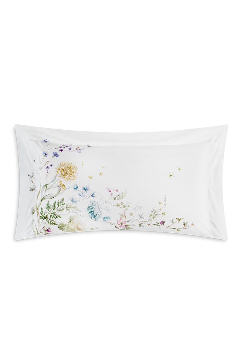 Fleur pillowcase, Alternate, color, White