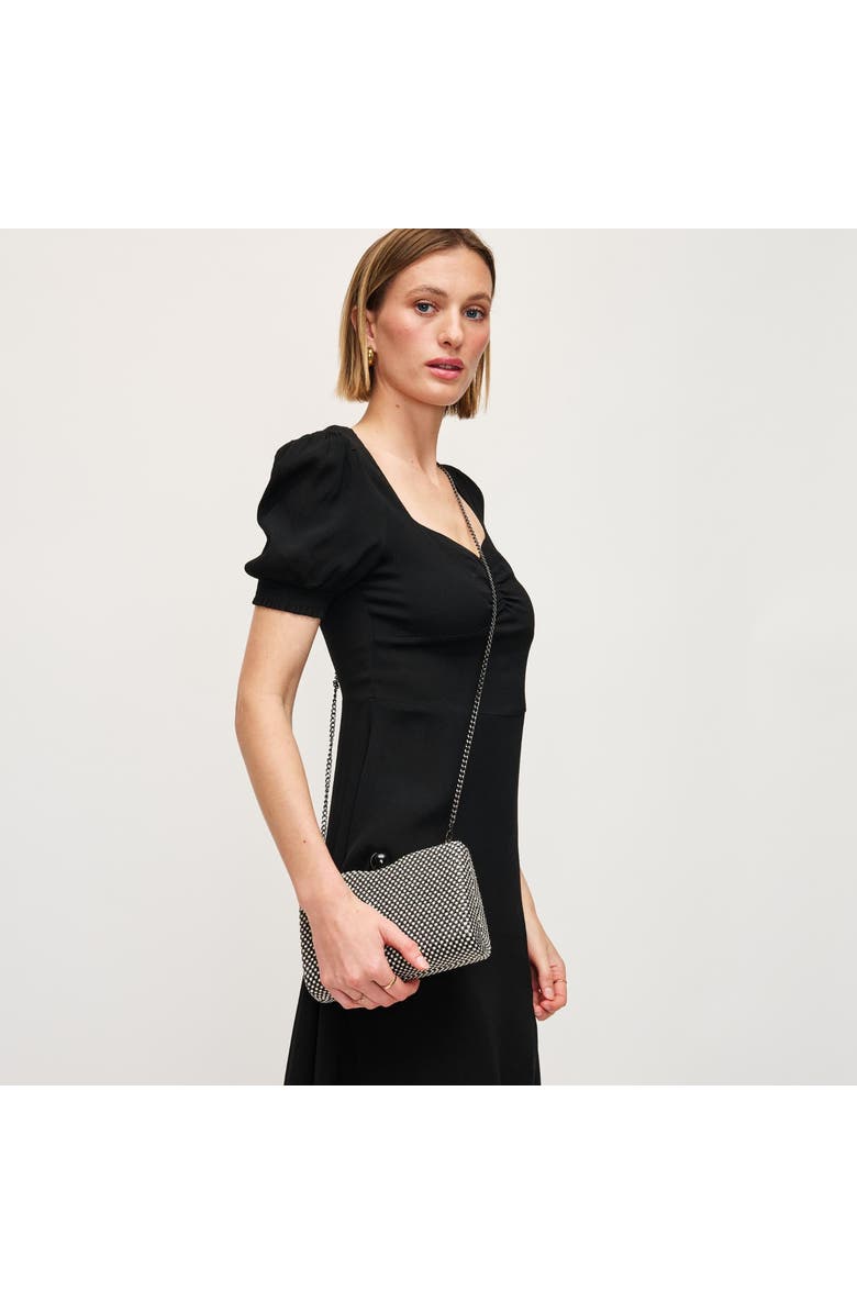 URBAN EXPRESSIONS HANDBAGS Marissa Evening Bag, Alternate, color, Black Ivory