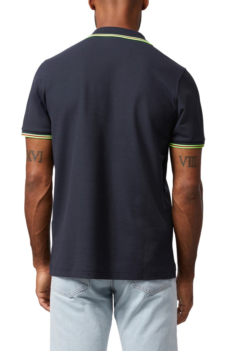 Psycho Bunny Gresham Tipped Piqué Polo, Alternate, color,