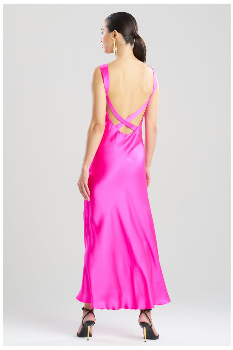 Key Backless Gown, Alternate, color, Fiesta Pink