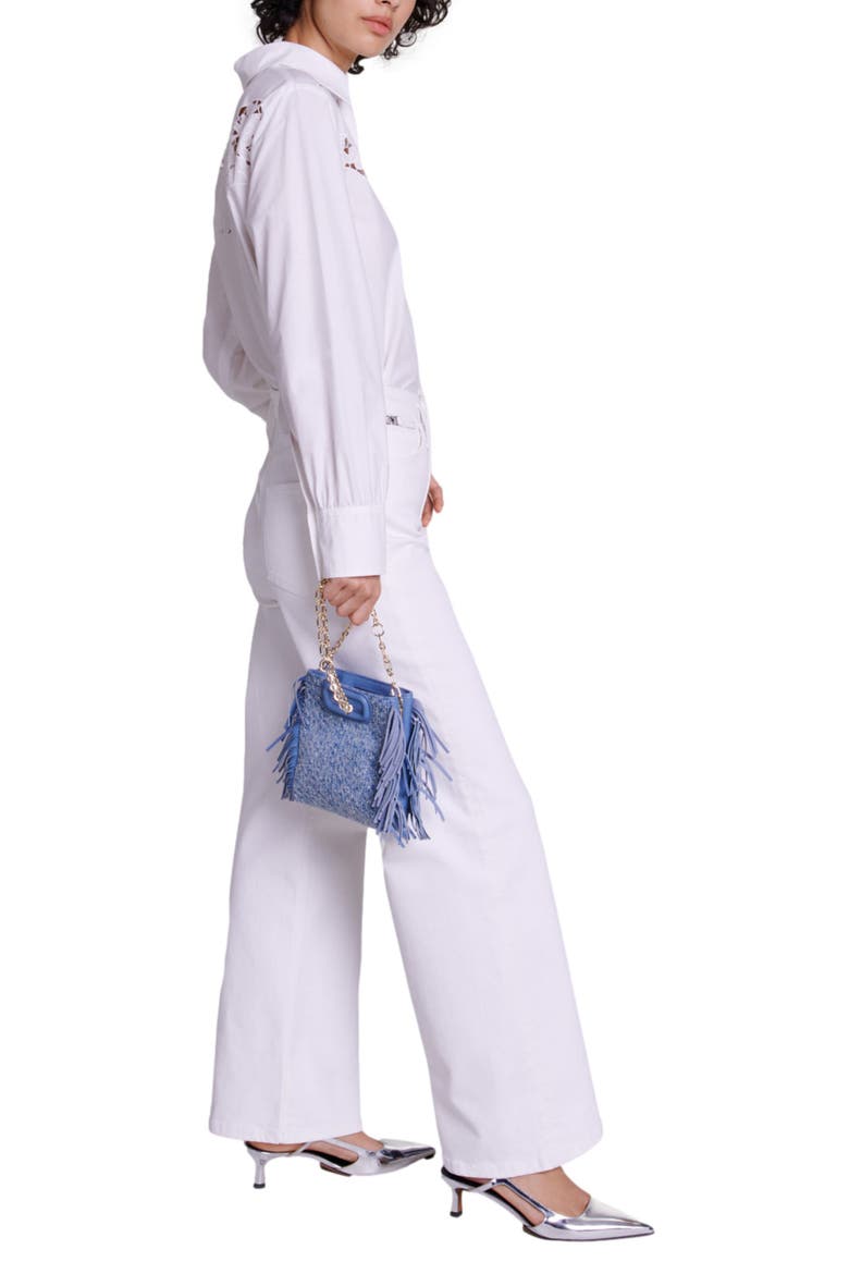 Pantinan Straight Leg Jeans, Alternate, color, WHITE