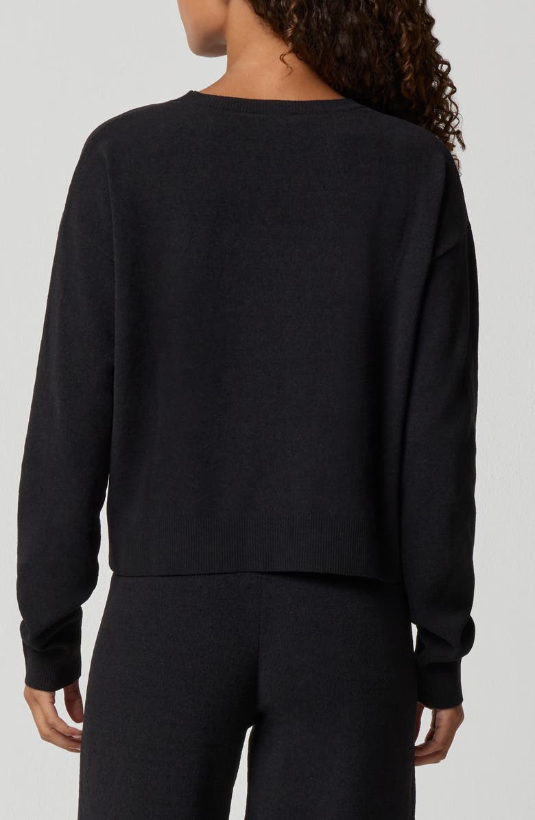 Florence by Mills Relaxed Chenille Sweater, Alternate, color, Black