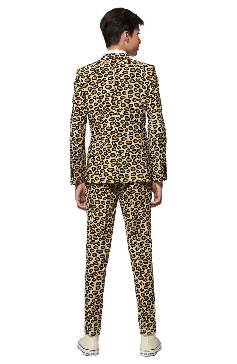 OppoSuits Kids' The Jag Two-Piece Suit with Tie, Alternate, color, Leopard