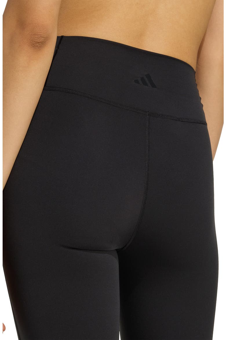 AllMe Essential Flare Leggings, Alternate, color, BLACK/ BLACK