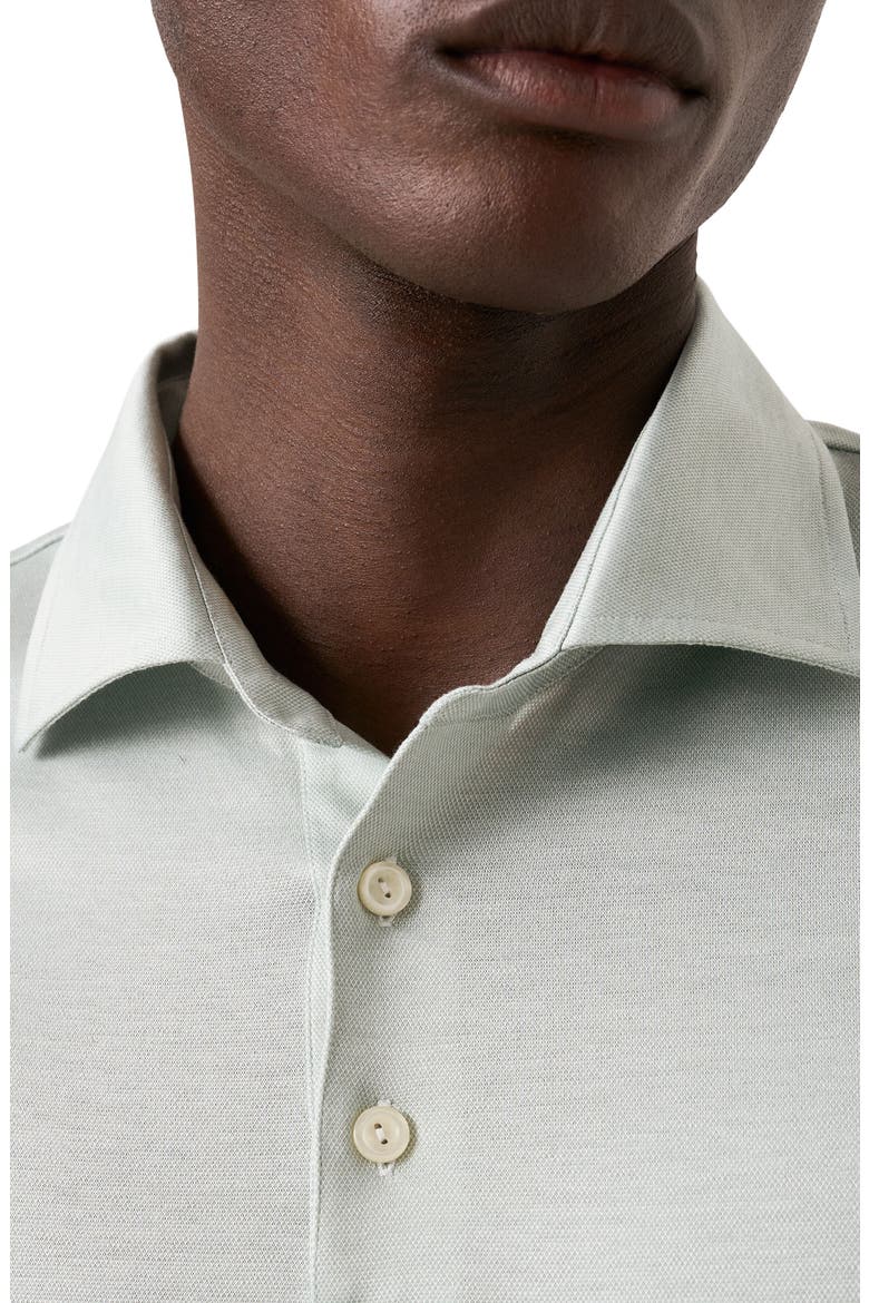 Filo Di Scozia Jacquard Polo, Alternate, color, MEDIUM GREEN