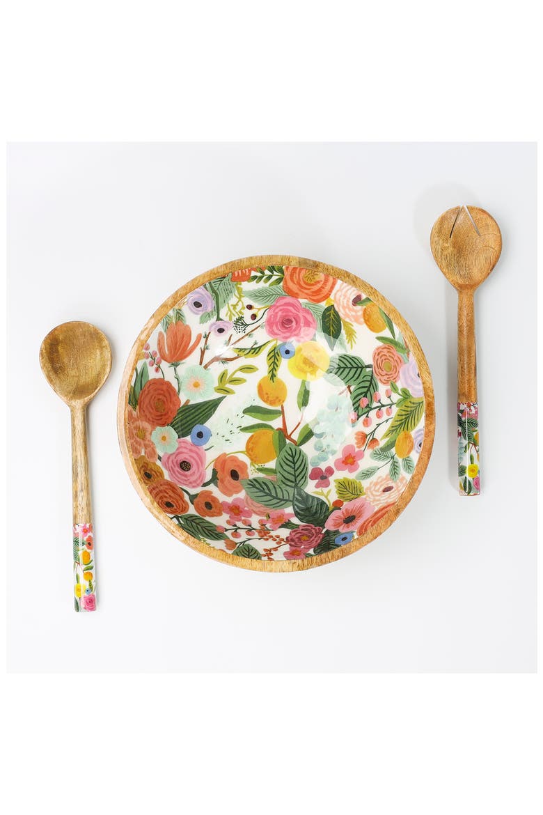 Breezy Blossoms 3-Piece Salad Set, Main, color, MULTICOLOR
