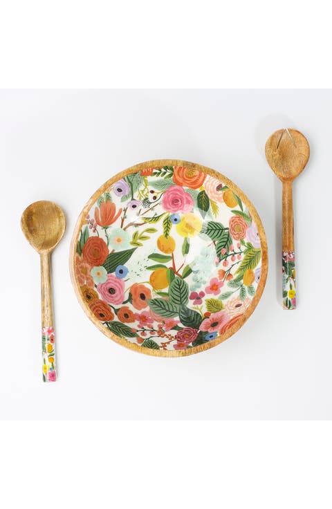 Breezy Blossoms 3-Piece Salad Set