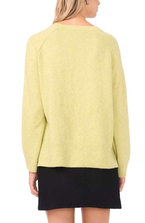 Vince Camuto Raglan Sleeve Sweater In Yellow