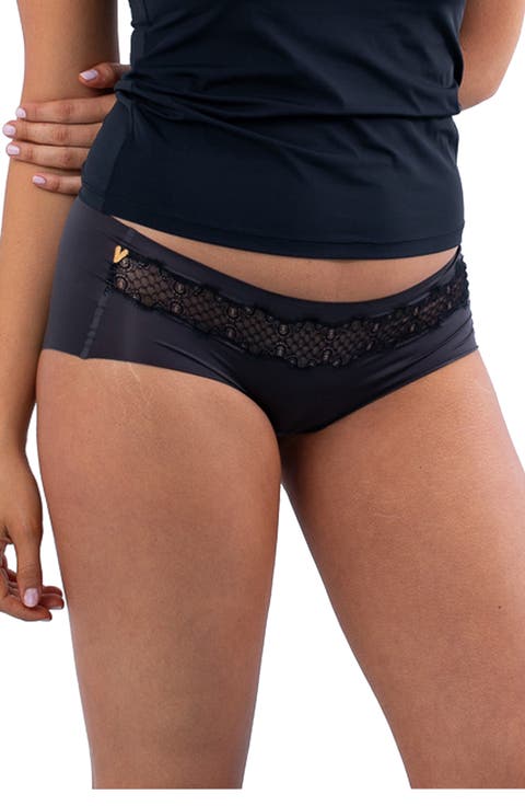 Soft Seamless Briefs with Lace (Regular & Plus Size)