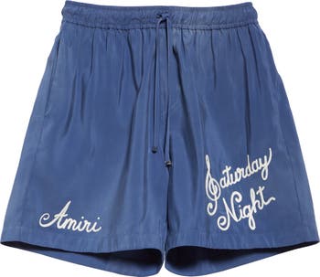 【AMIRI】 SATURDAY NIGHT SHORT AMIRI Saturday Night Bermuda Shorts | Blue | FARFETCH