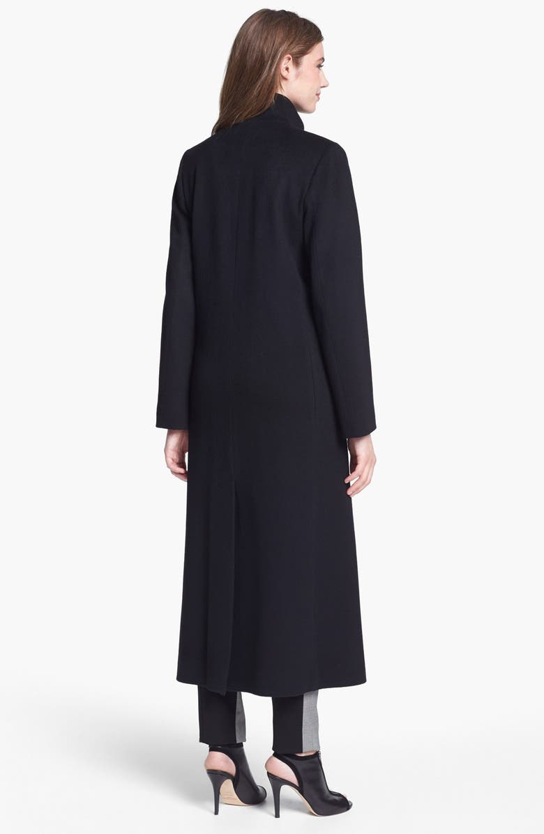 Fleurette Stand Collar Cashmere Coat, Alternate, color, 