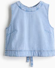 H&M Open-back Denim Top
