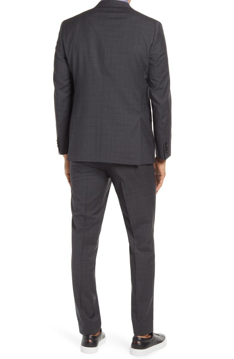 Ted Baker London Jay Trim Fit Plaid Wool Suit, Alternate, color, 