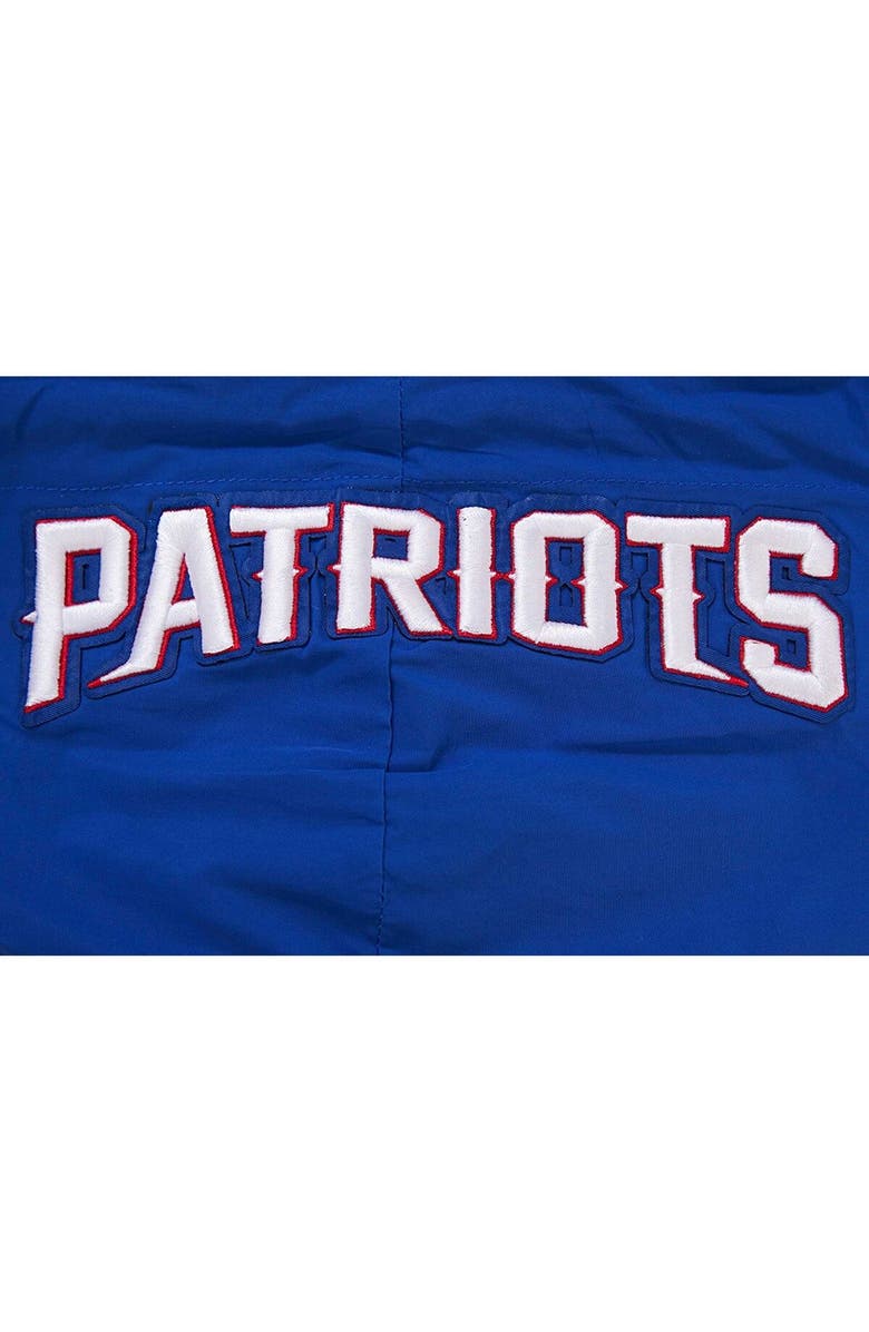 PRO STANDARD Men's Pro Standard Royal New England Patriots Hybrid Woven Full-Zip Hoodie, Alternate, color, 