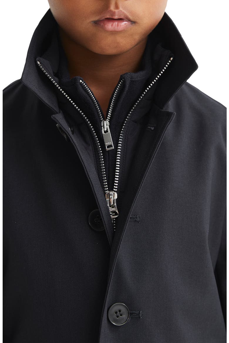 Kids' Perrin Jacket with Quilted Bib, Alternate, color, NAVY