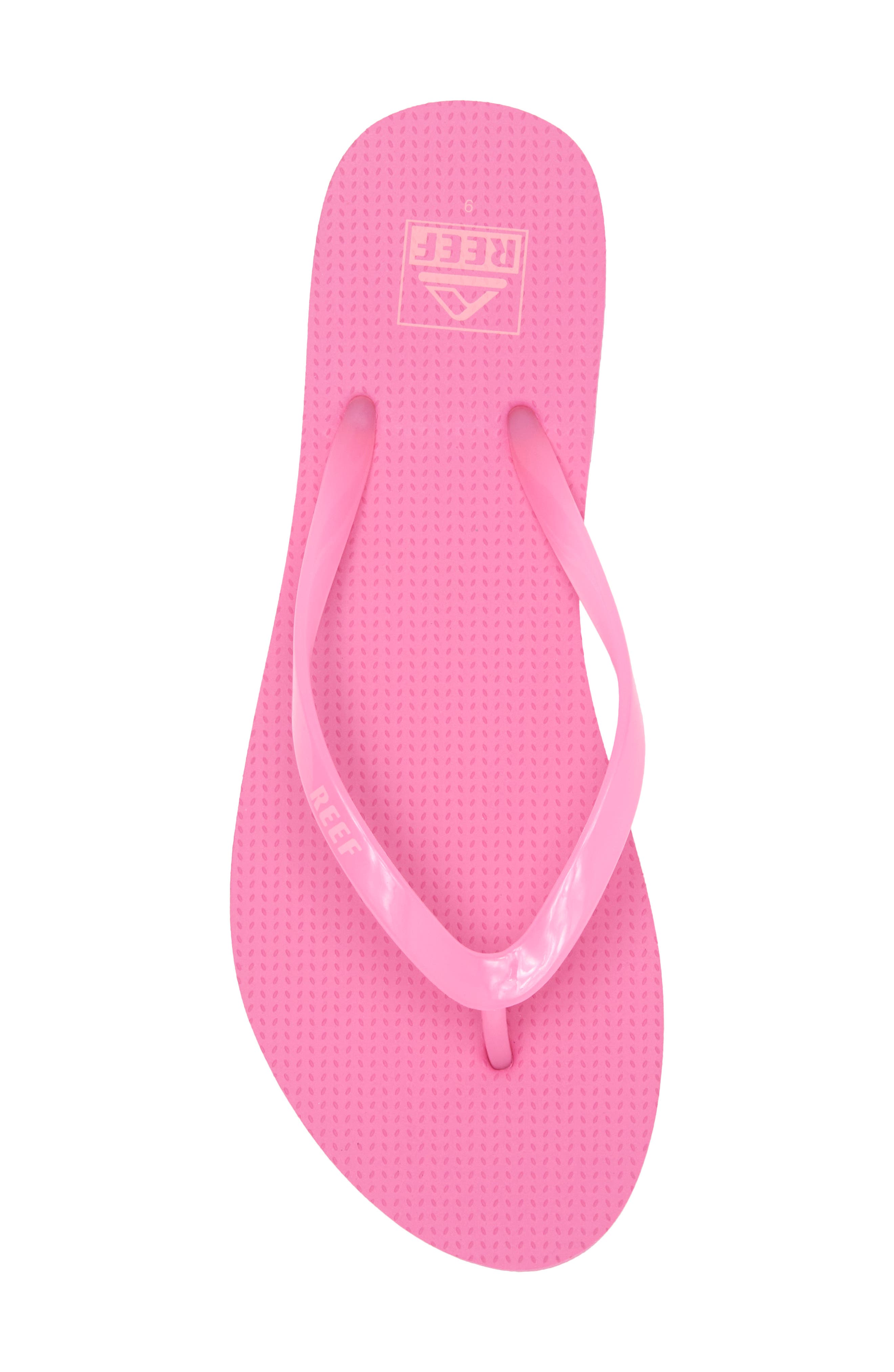 Seaside Jelly Flip Flop, Alternate, color, BRIGHT PINK