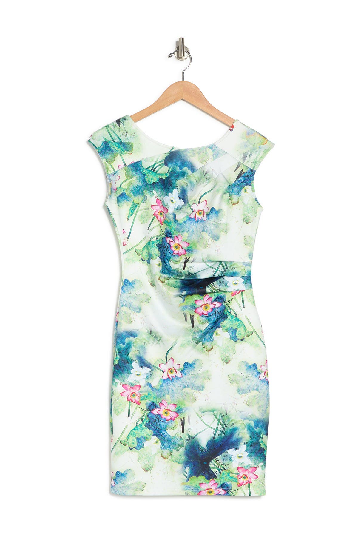 PAPILLON Watercolor Floral Sheath Dress (Women) | Nordstromrack