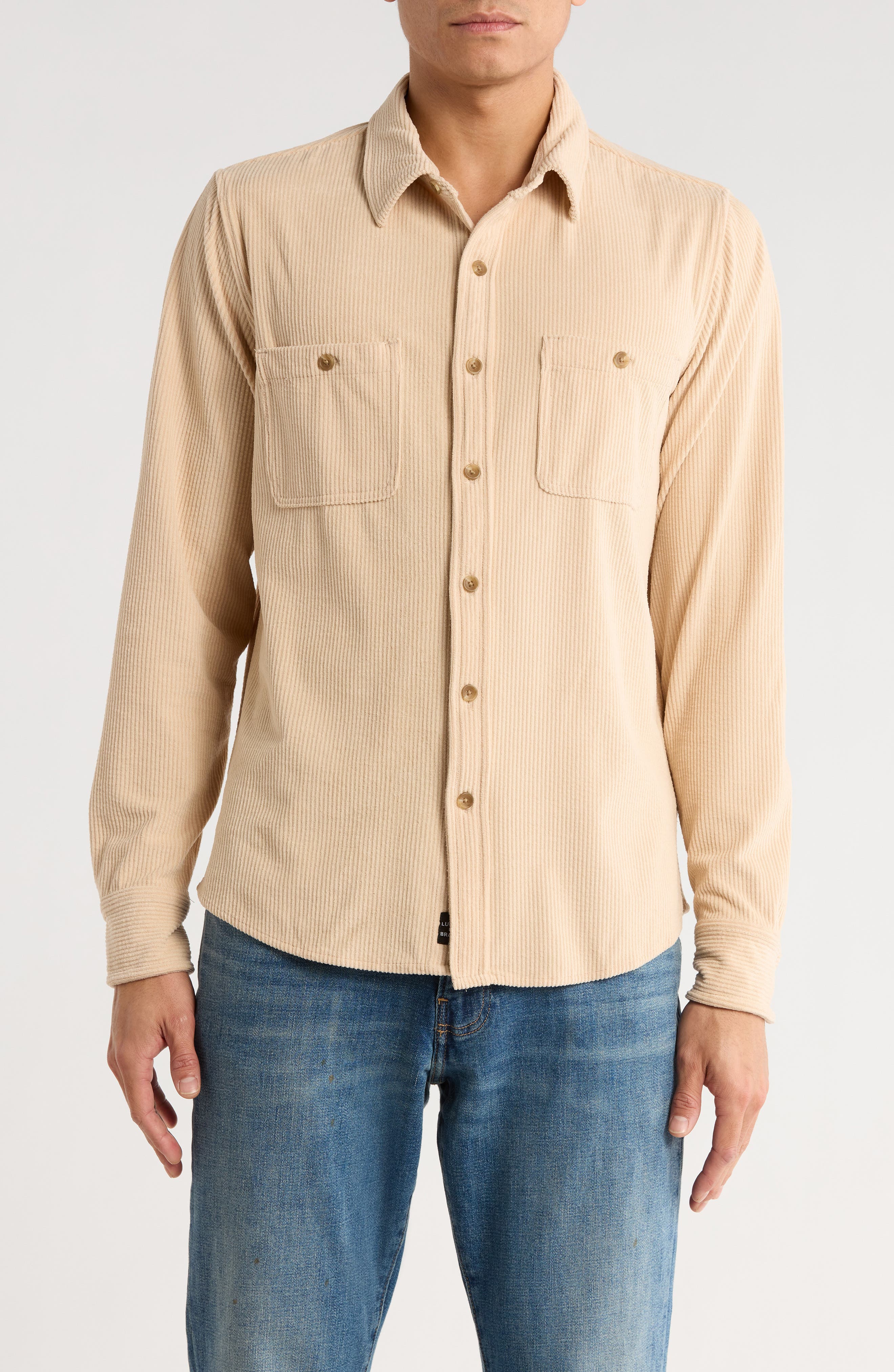 Lucky Brand Mason Corduroy Twill Button-Up Shirt