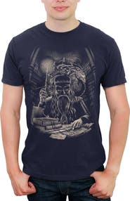 HARRY POTTER Men's Harry Potter Dumbledore Sketch Graphic T-Shirt