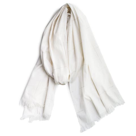 Scarf White Crosses