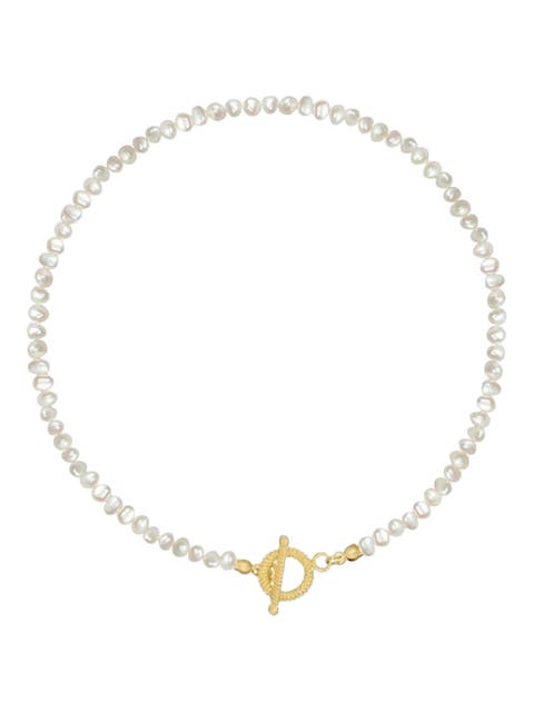 Pearl Necklace Freshwater Pearl Necklace with Baroque Freshwater Pearls